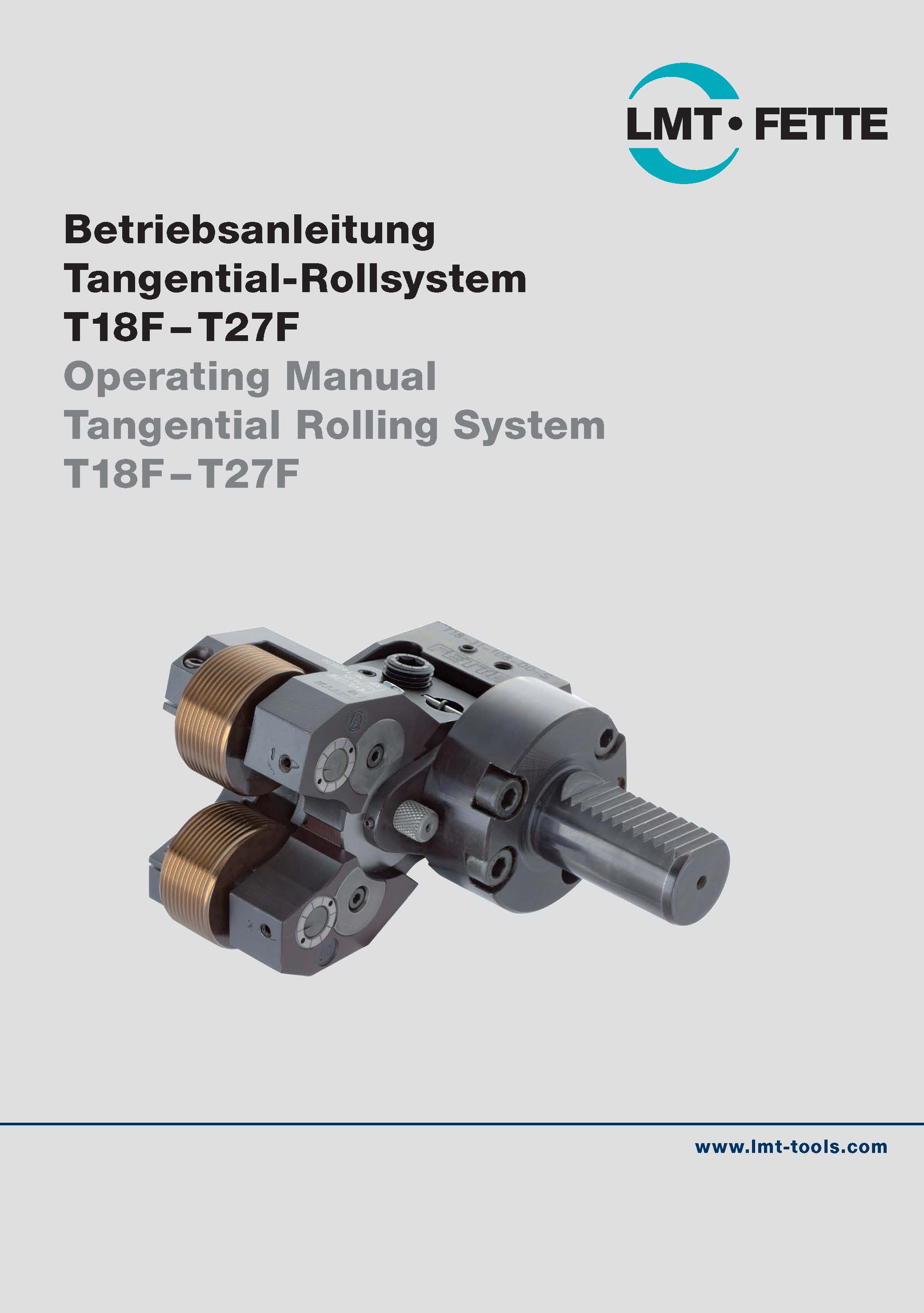 Operating Manual Tangential Rolling System T18F-T27F