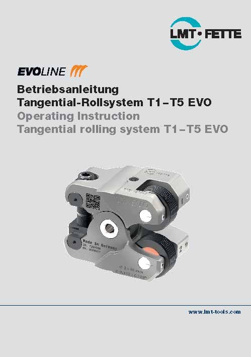 Betriebsanleitung Tangential-Rollsystem T1-T5 EVO