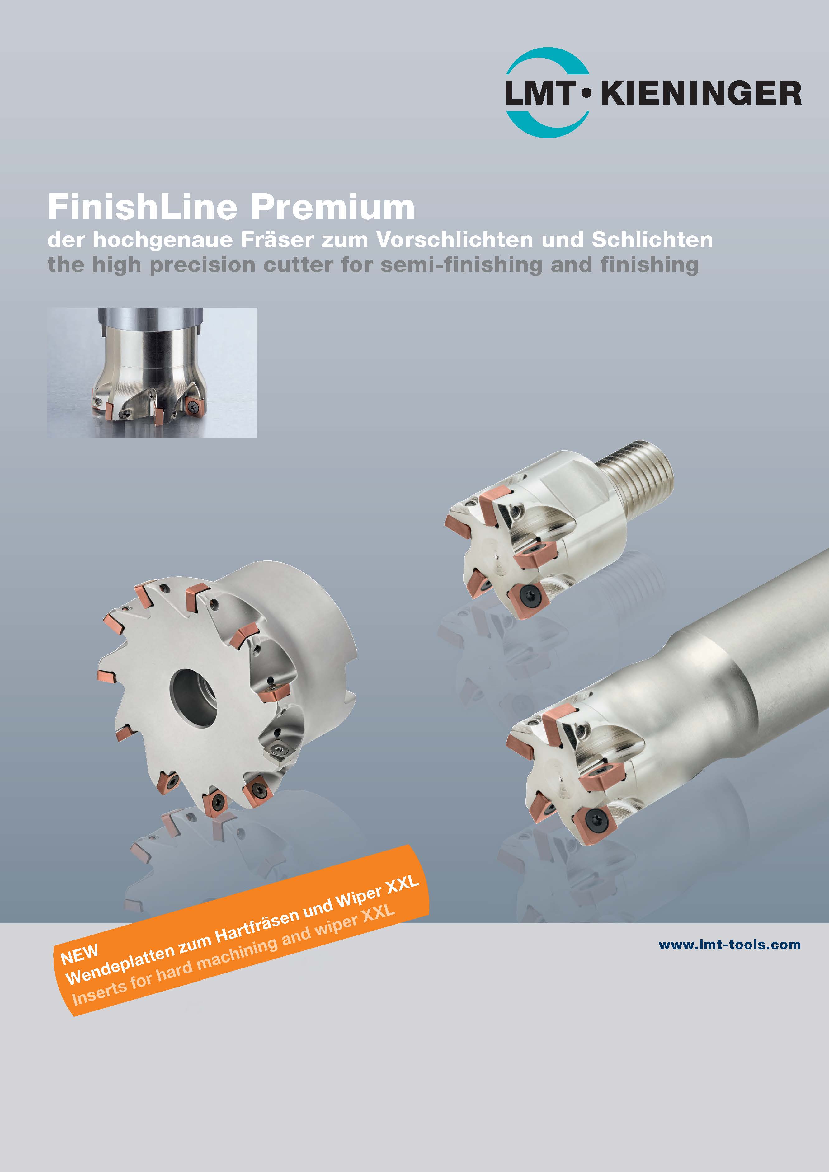 FinishLine Premium: the high precision cutter for semi-finishing and finishing