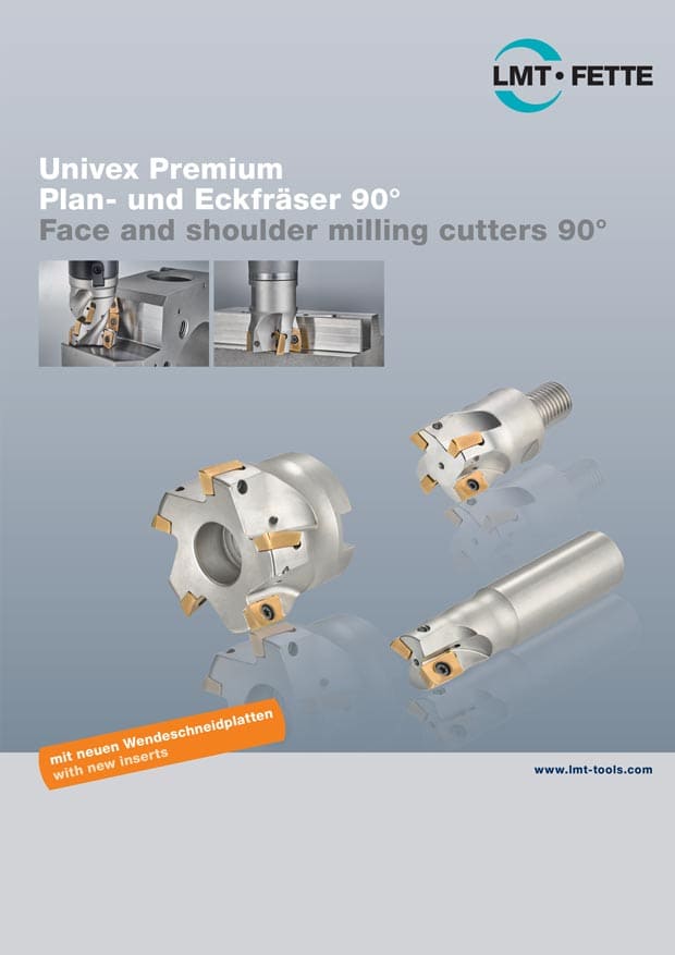 Univex Premium Face and shoulder milling cutters 90°