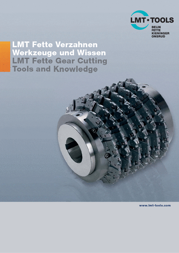 LMT Fette Gear Cutting - Tools and Knowledge